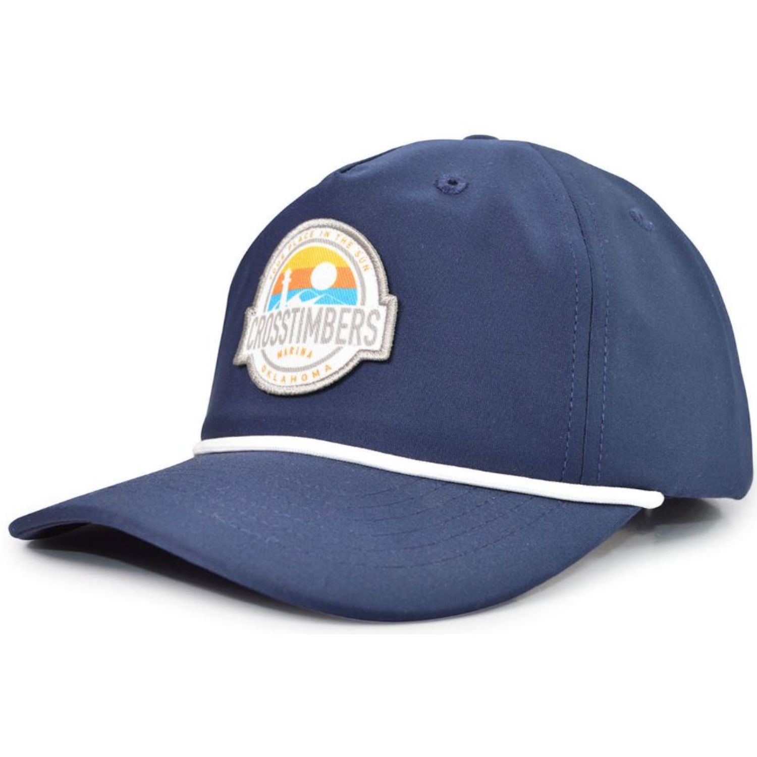 Premium 5-Panel Halfmoon Structure Hyper Poly Fabric with Snapback Closure Cap 4
