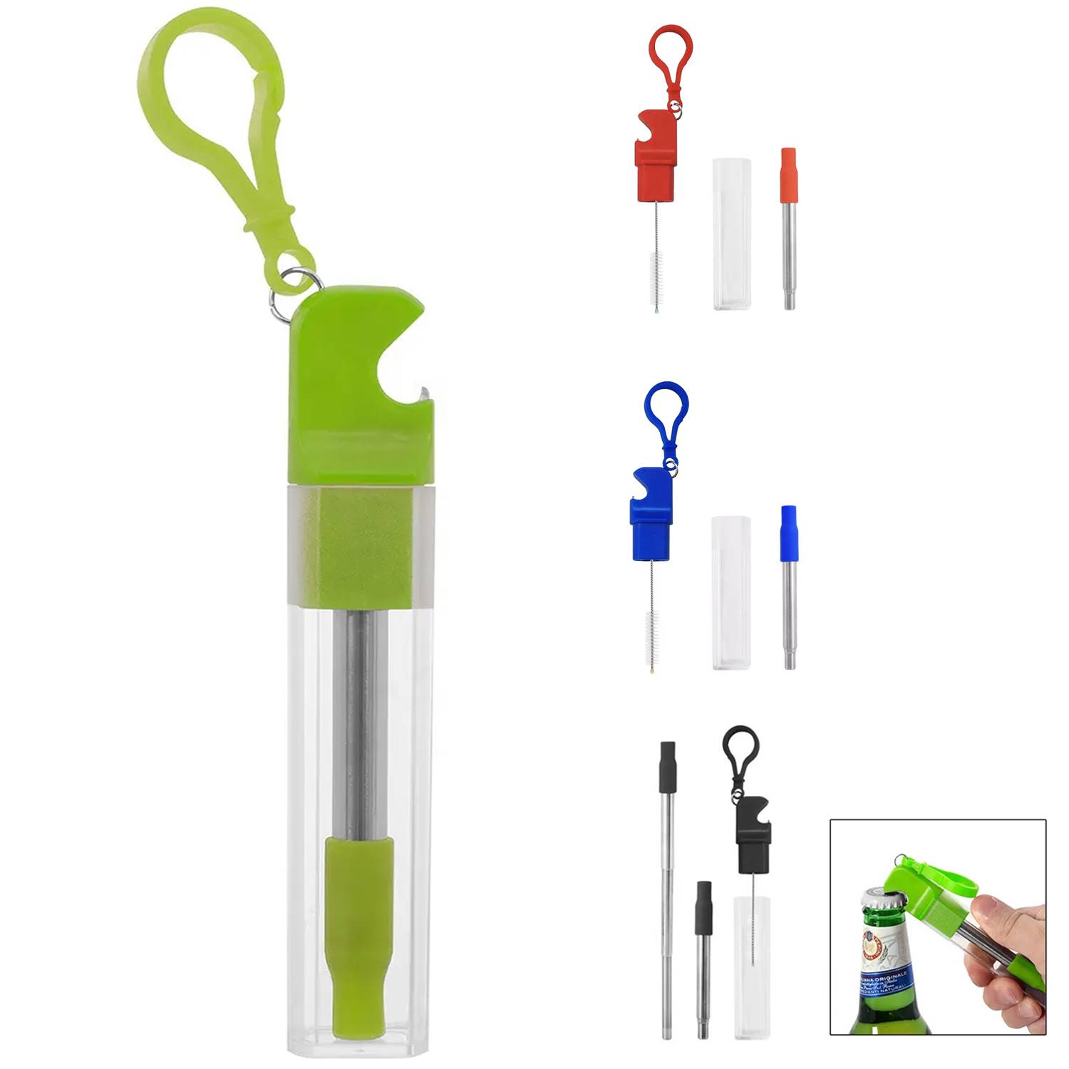 Straw W/ Bottle Opener 9