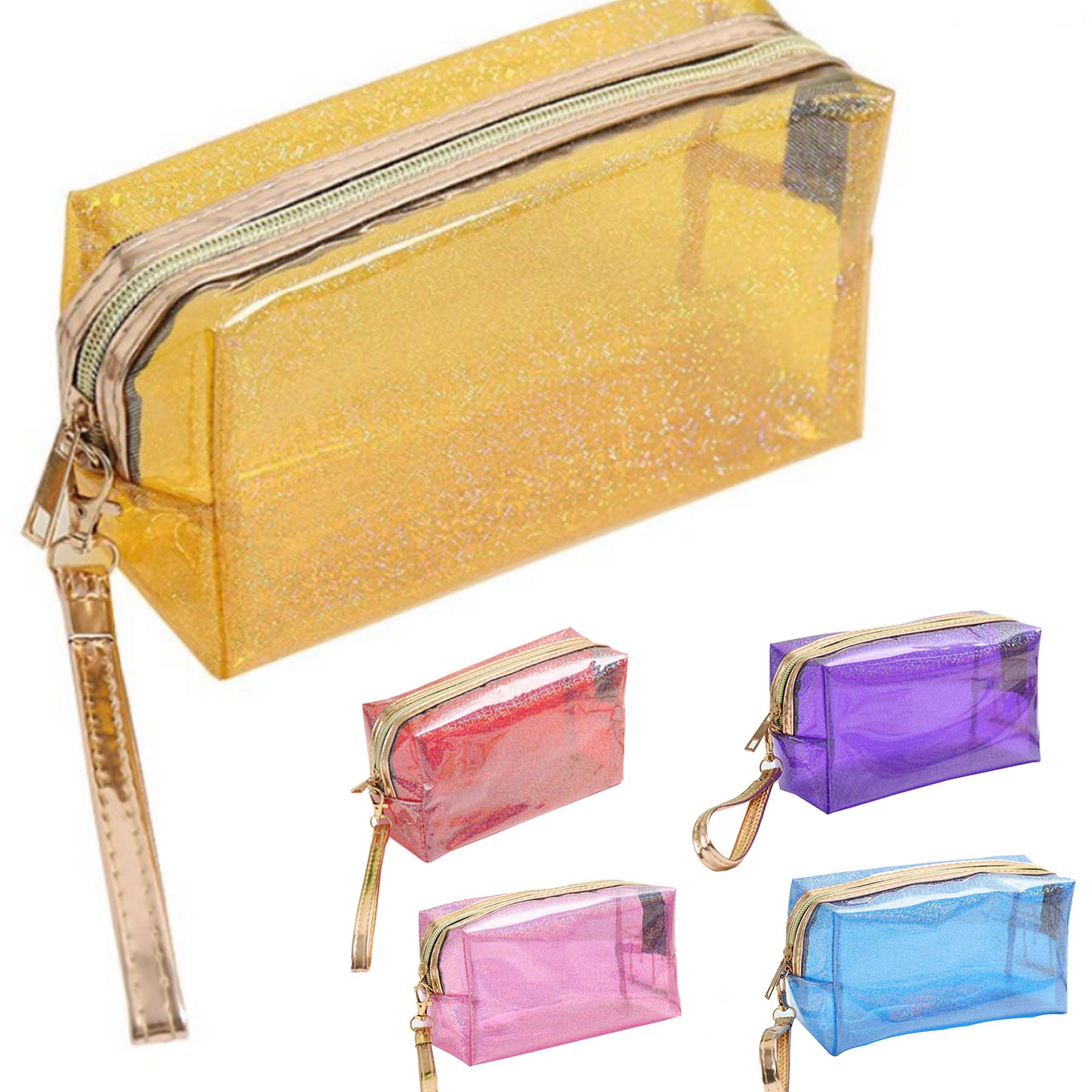 Clear Travel Cosmetic Bag With Zipper 2