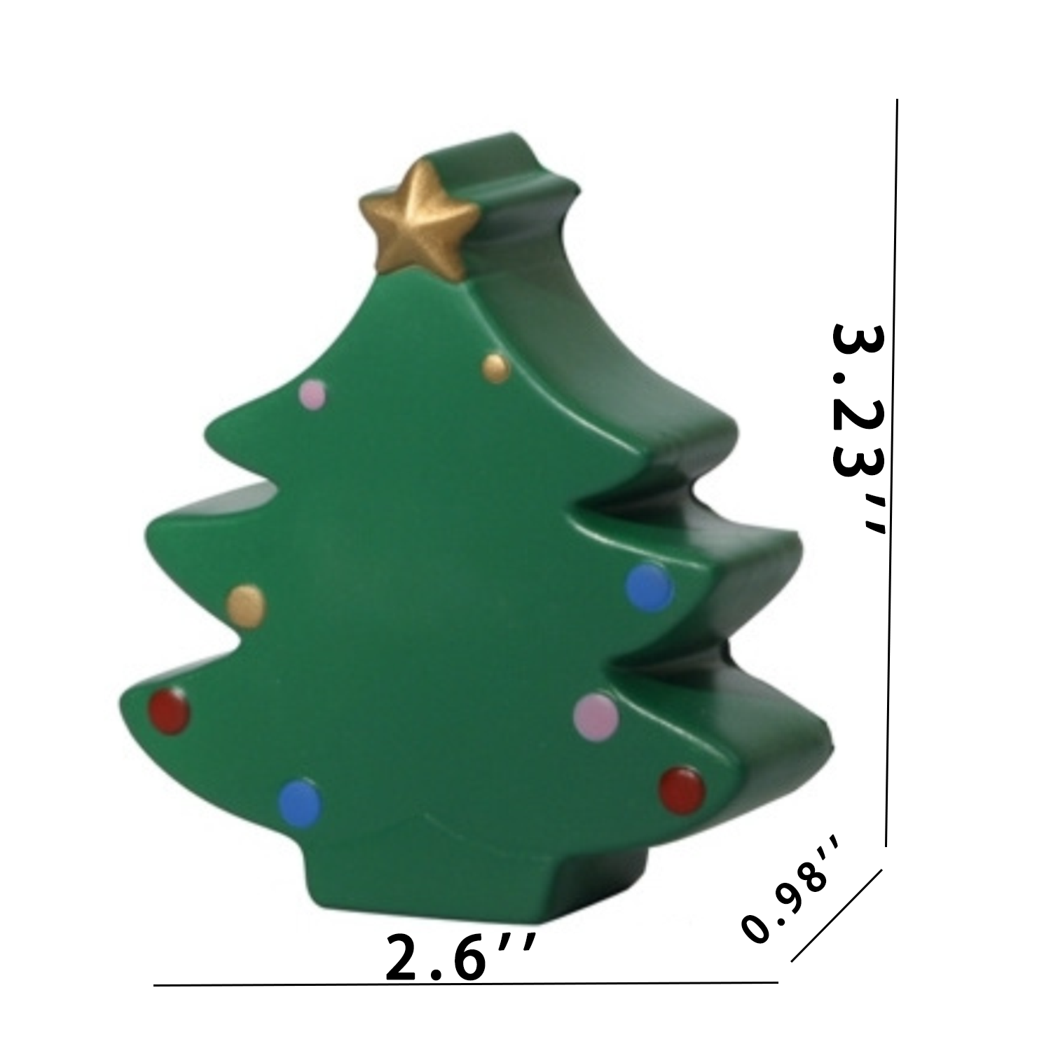 PU Foam Christmas Tree Stress Reliever 4