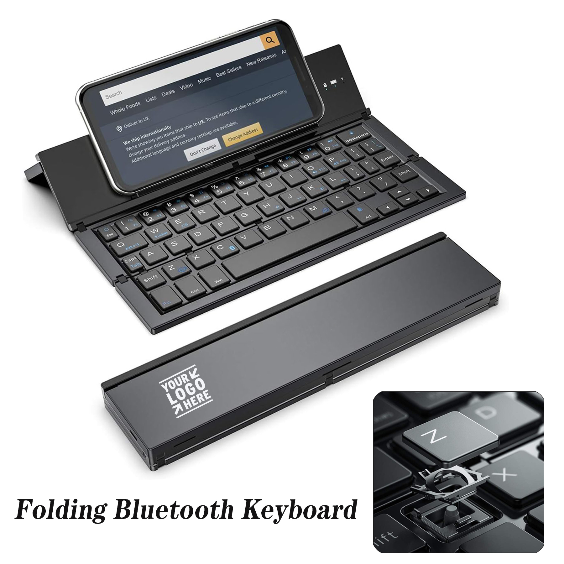 IPad, iPhone,Android Folding Bluetooth Keyboard 2