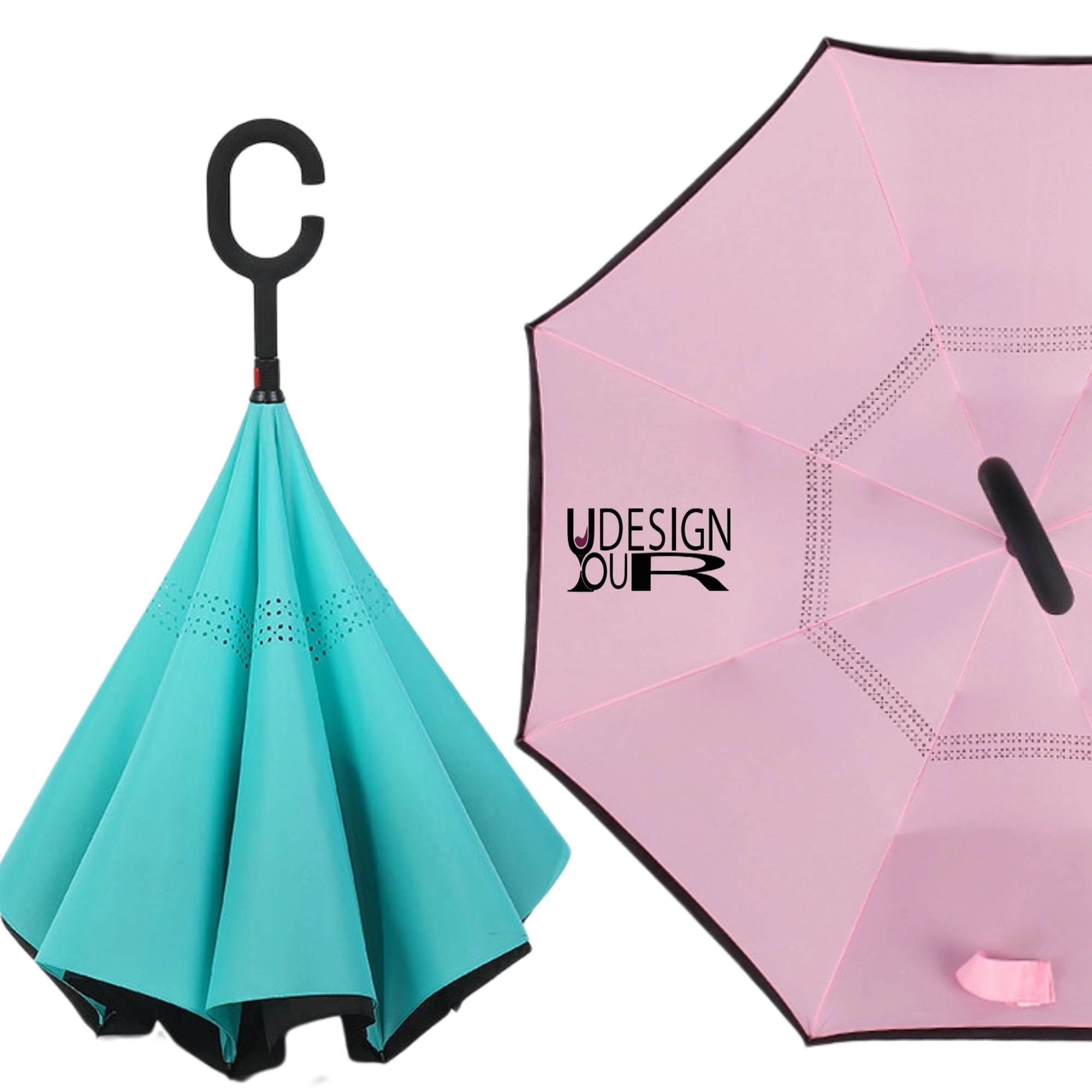 C-Shaped Non-Rust Handle Umbrella 2