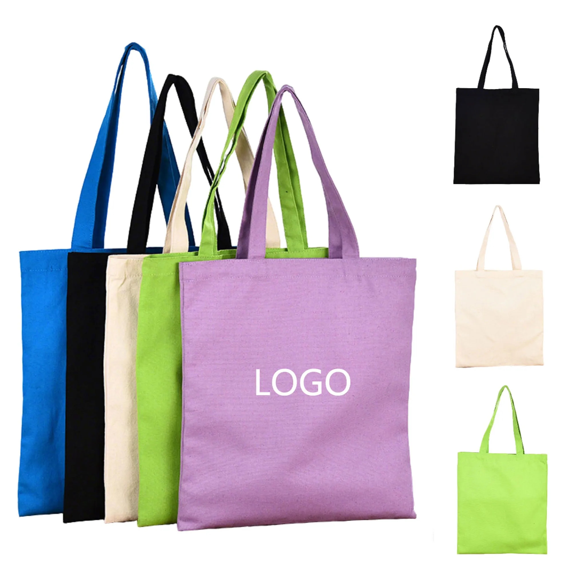 13.4" X 15" Cotton Canvas Tote Bag 1