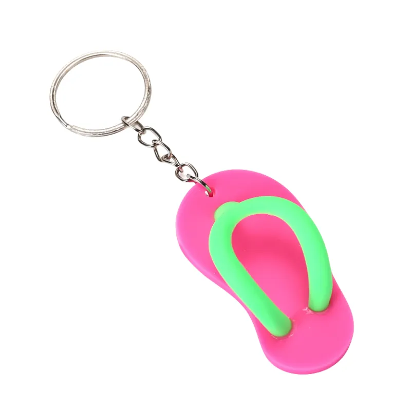 Soft PVC Flip Flops Keychain 4