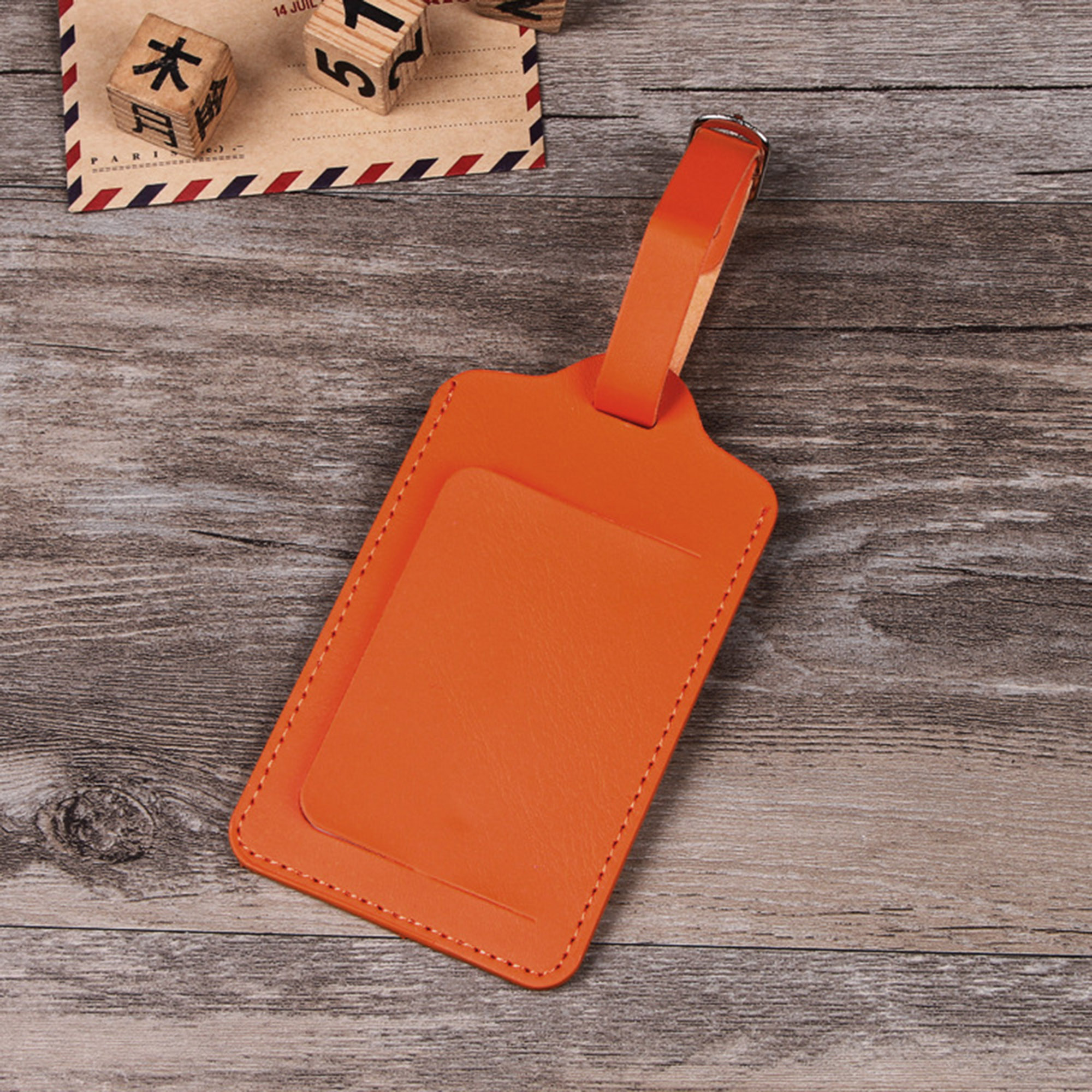 PU Leather Luggage Bag Tag 4