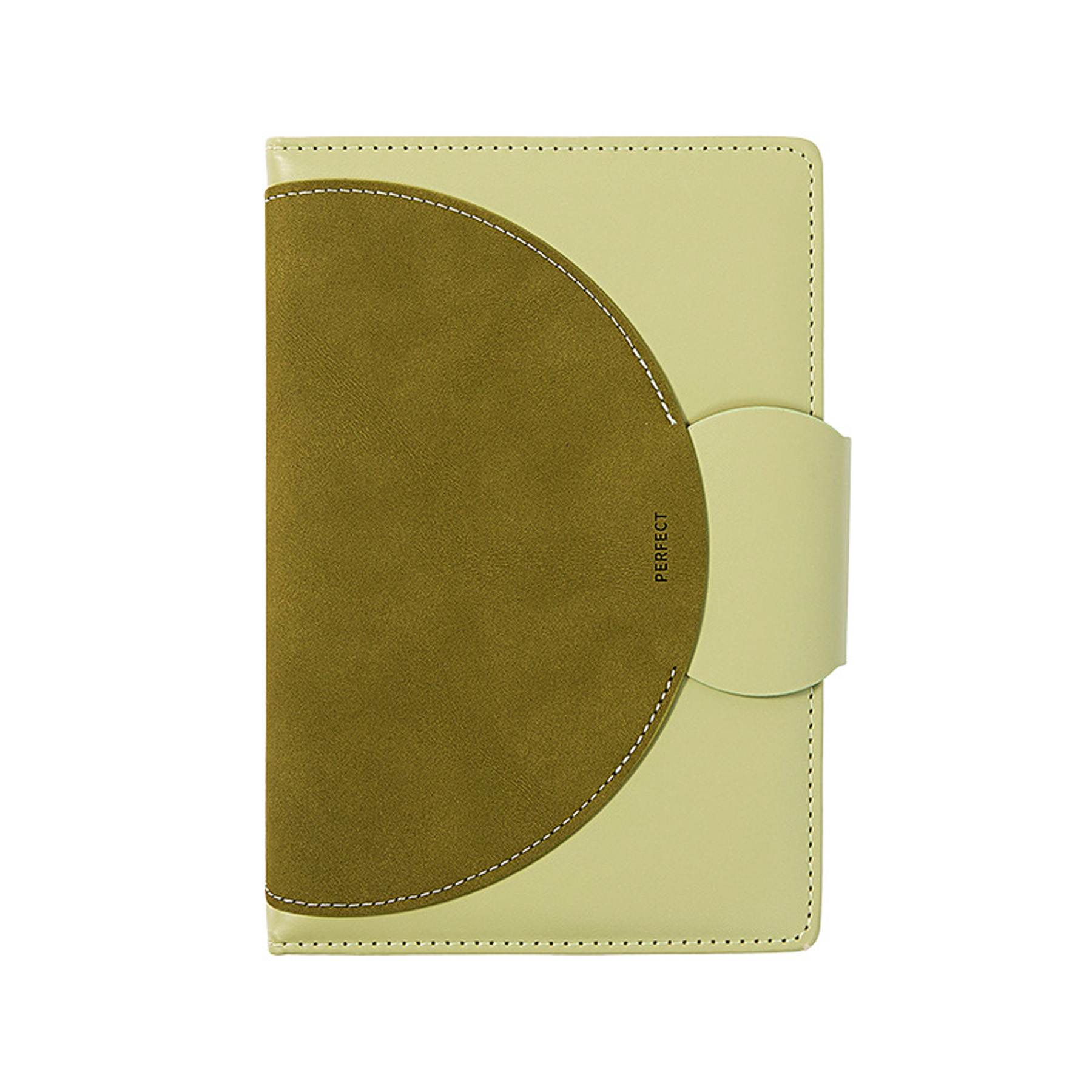 Semicircular Leather Notebook 15
