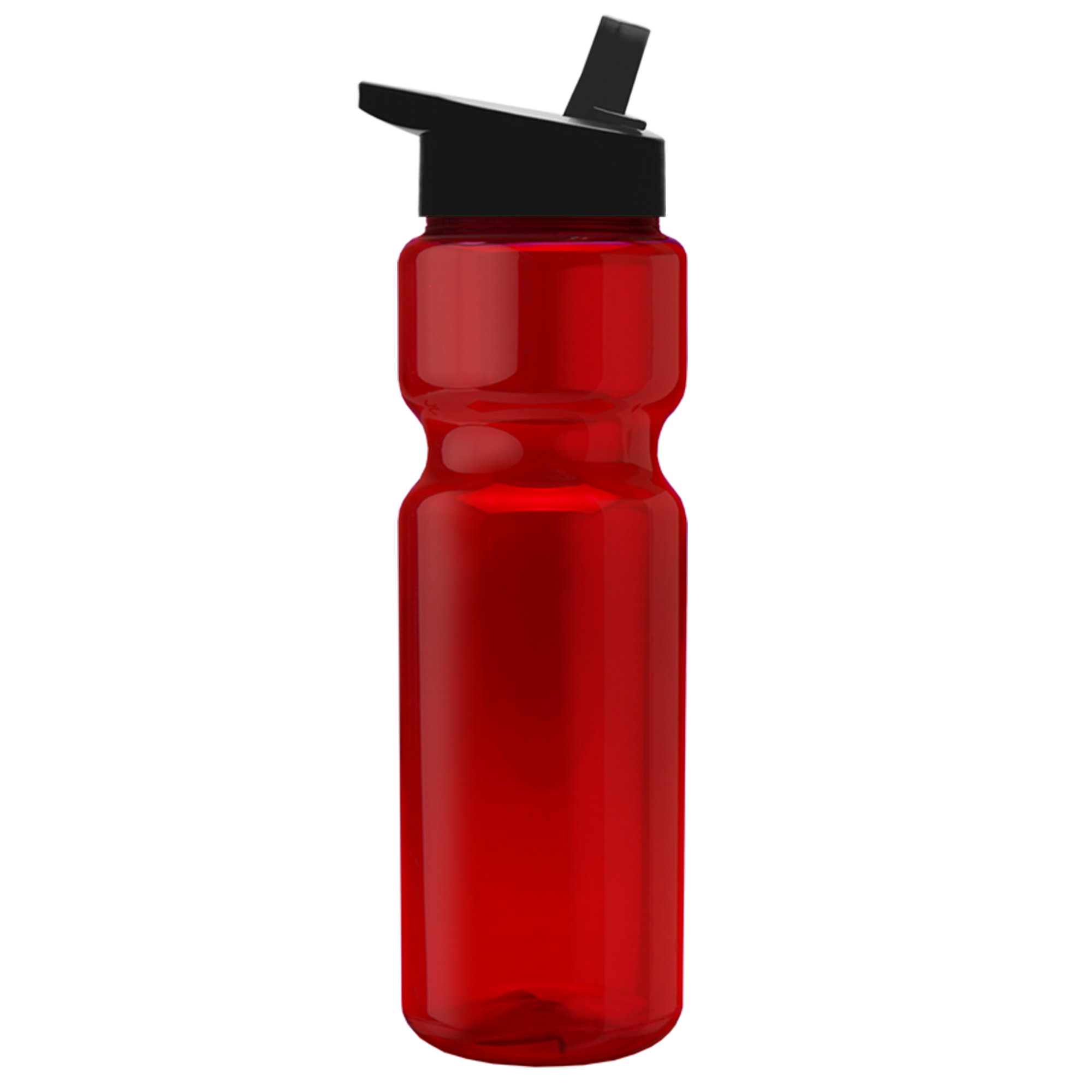 Champion - 28 oz. Transparent Bottle with Flip Straw Lid 5
