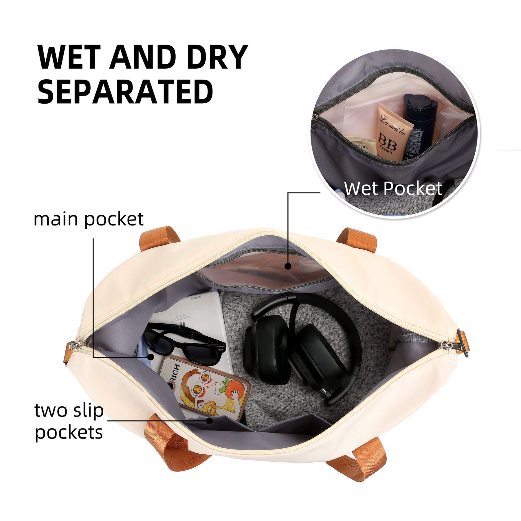 Gym Duffel Bag With Shoe Compartment 8