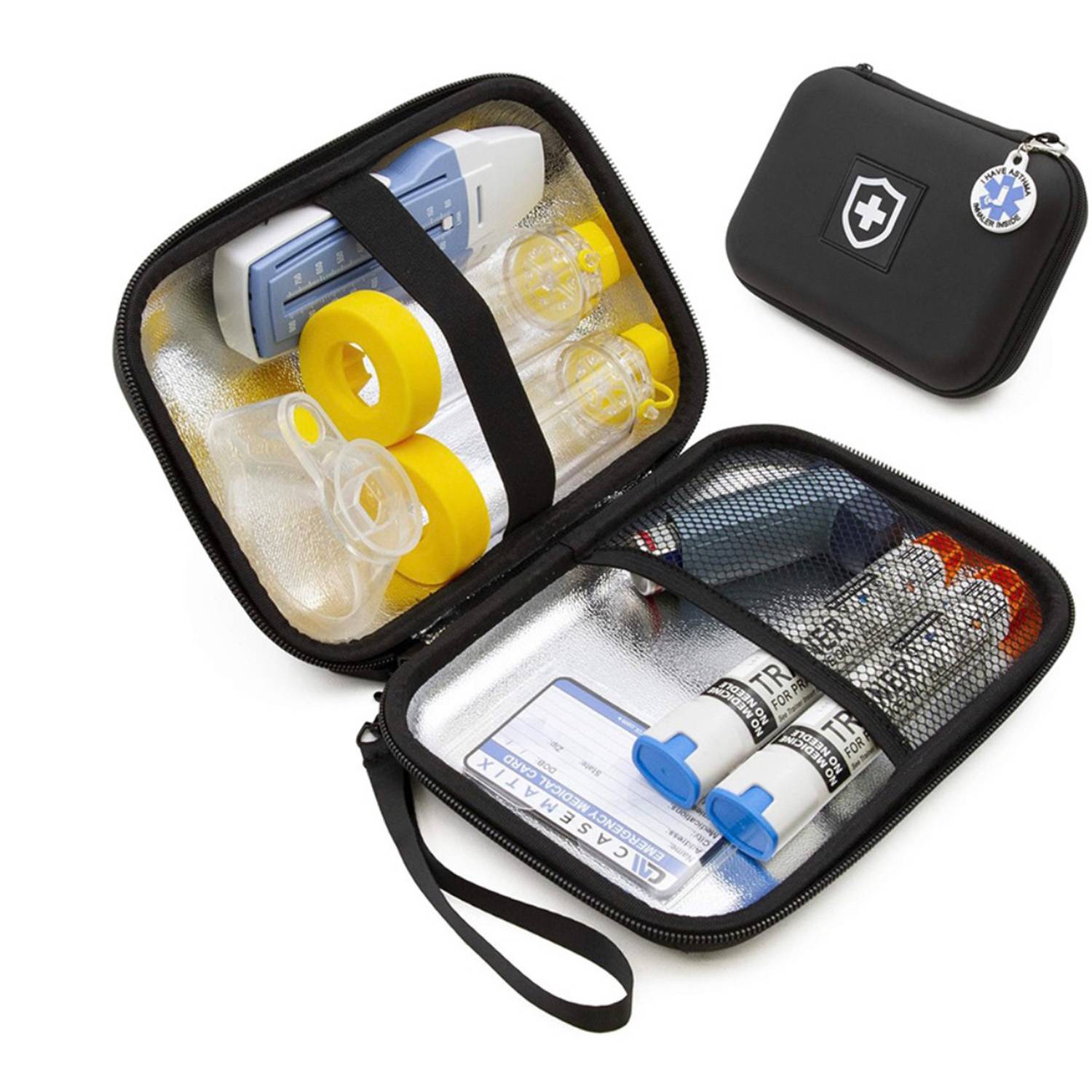 Insulated Asthma Inhaler Medicine Travel Bag 7