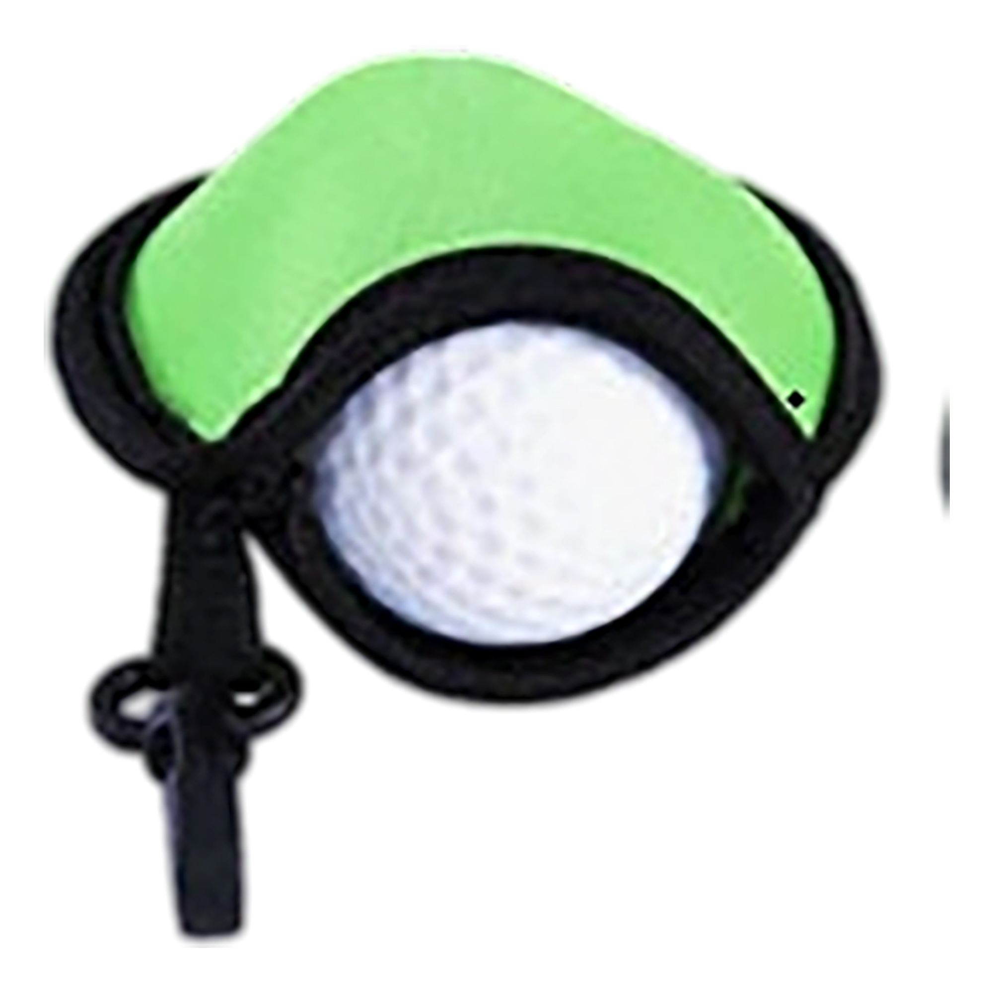Golf Ball Cleaning Pouch With Clip - 3.9x3.9" Soft Water-Resistant Material 1