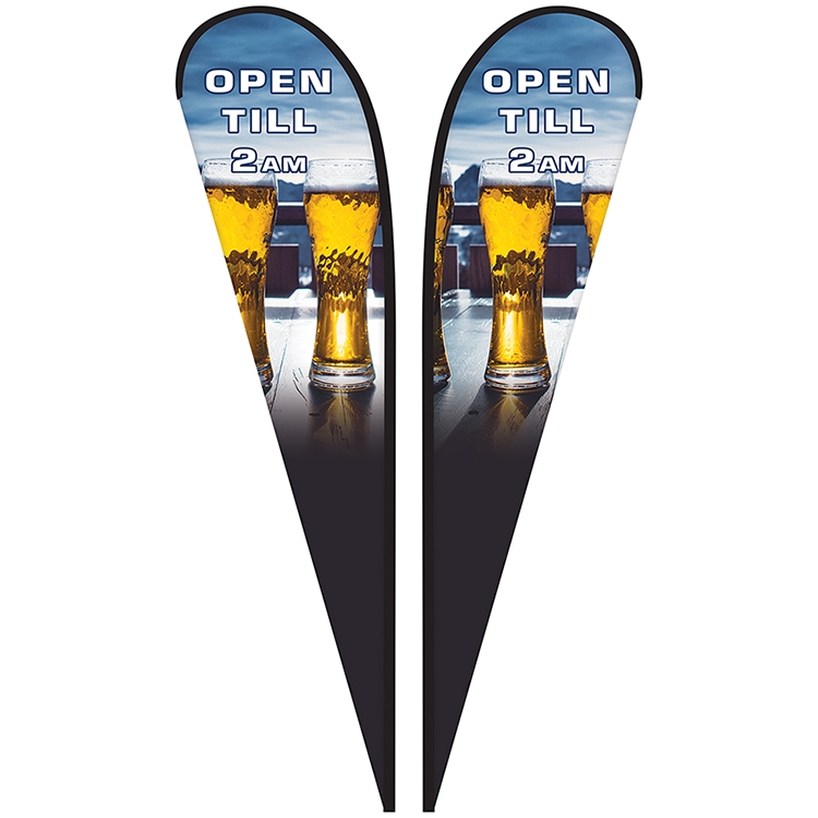 15' Double Sided Custom Portable Teardrop Banners 7