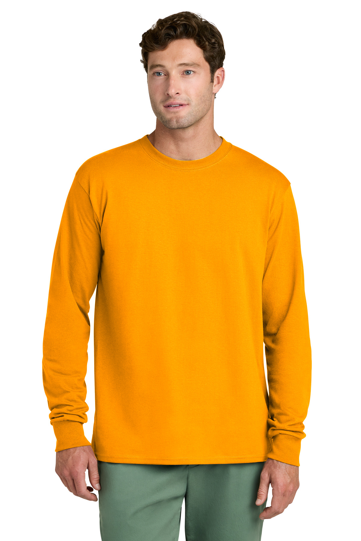 Port & Co Long Sleeve Core Cotton Tee. PC54LS 130