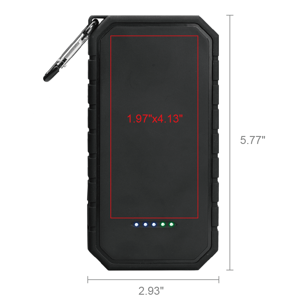 Aten IPX5 Wireless Solar Power Bank 10000