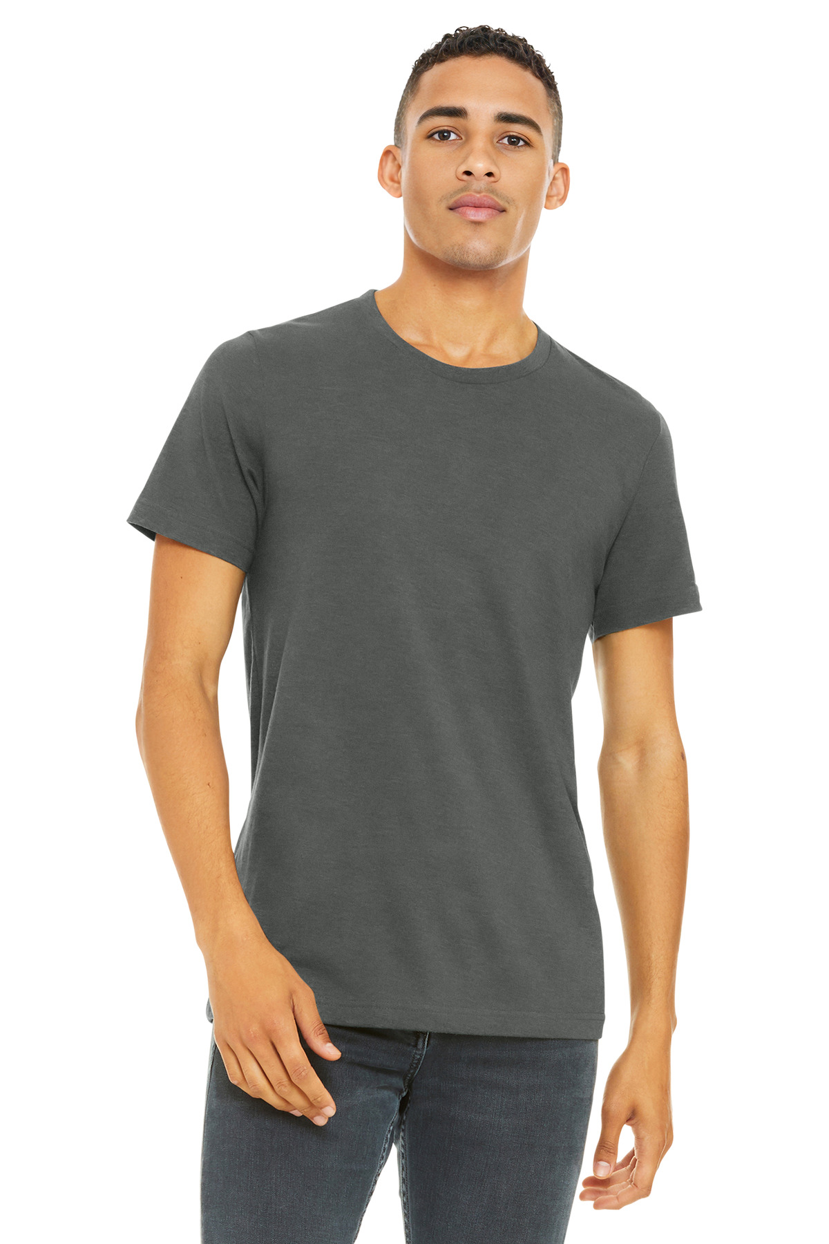 BELLA+CANVAS Unisex Heather CVC Short Sleeve Tee. BC3001CVC 733