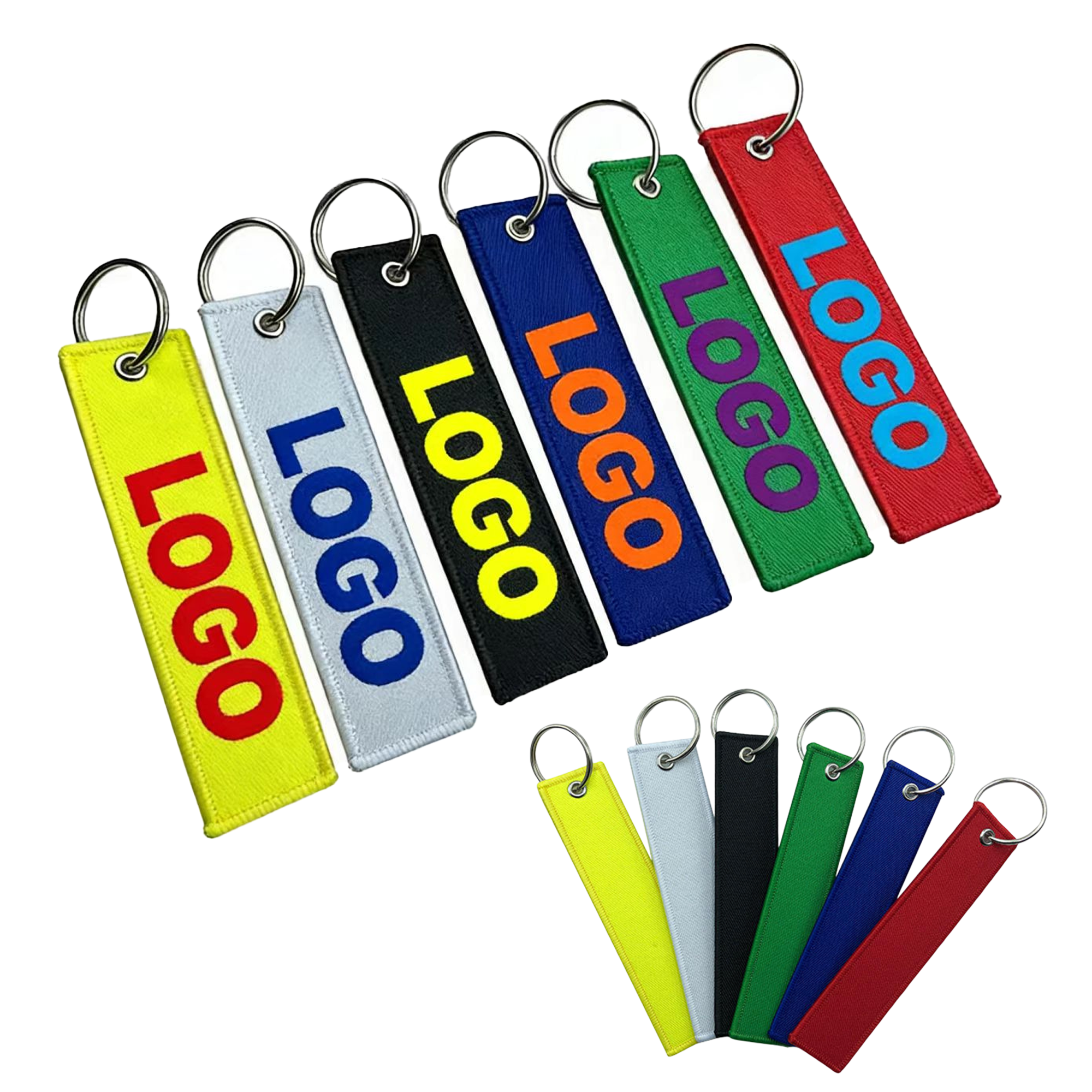 MOQ50 Polyester Keychain Ribbon 1