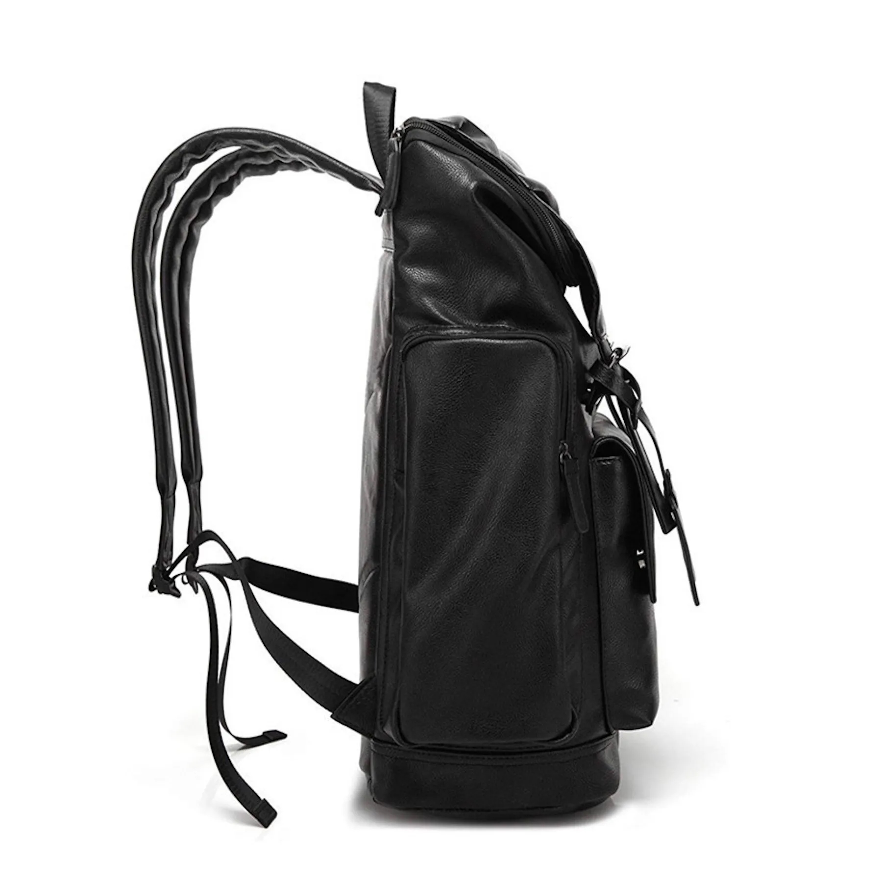 PU Leather Casual 15.6inch Laptop Backpack 1