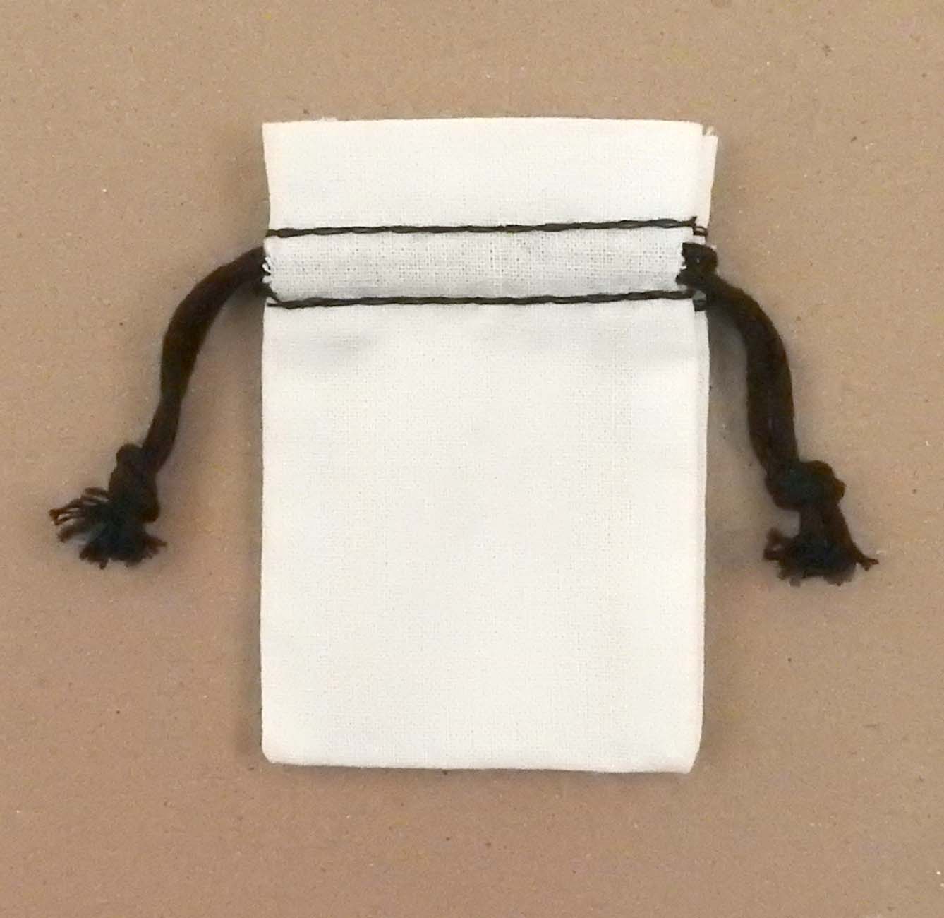 "Duplex" Cotton Double Drawstring Bag 2 X 3" 1