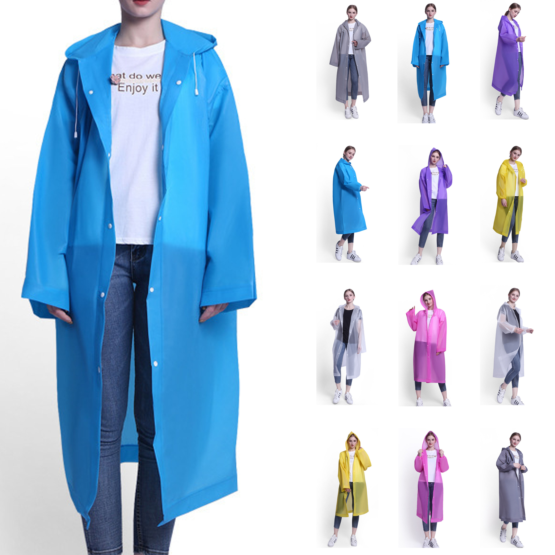 Rain Coats for Adults Reusable 2