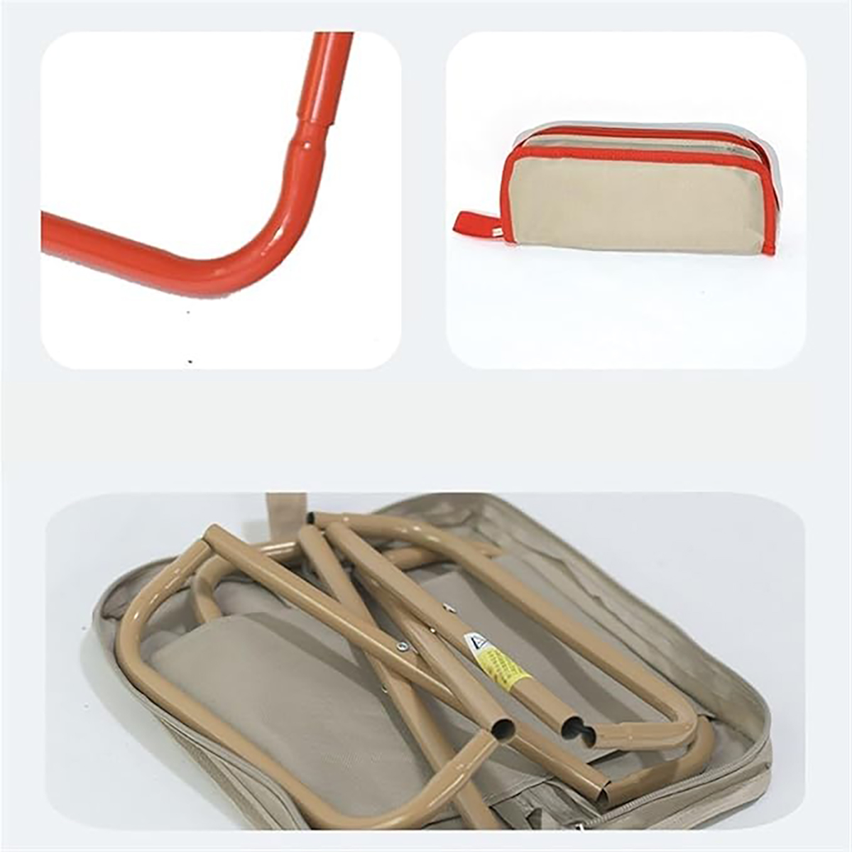 Ultra Portable Folding Chair Folds Into Wallet Size 5
