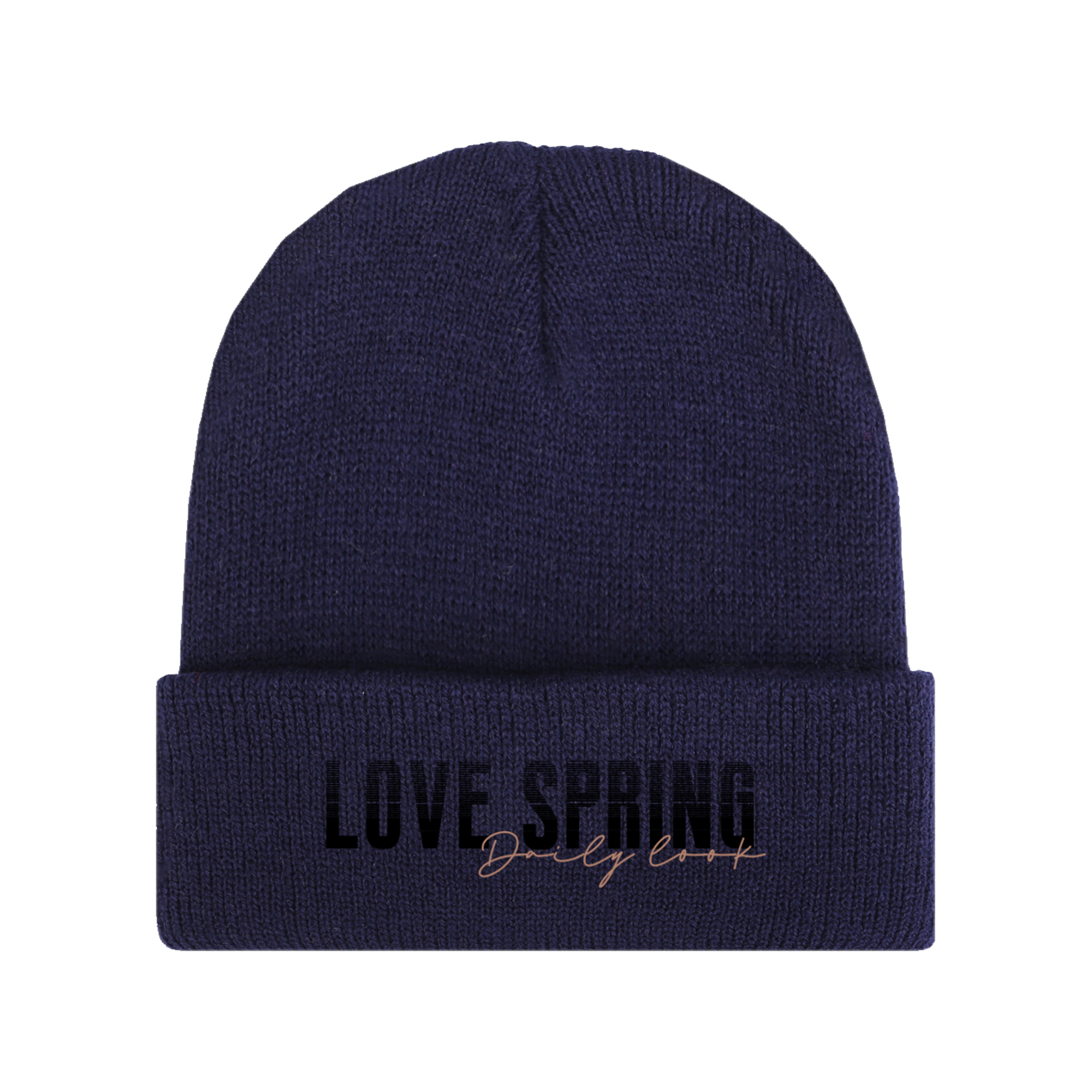 Custom Knitted Cuffed Beanie 1