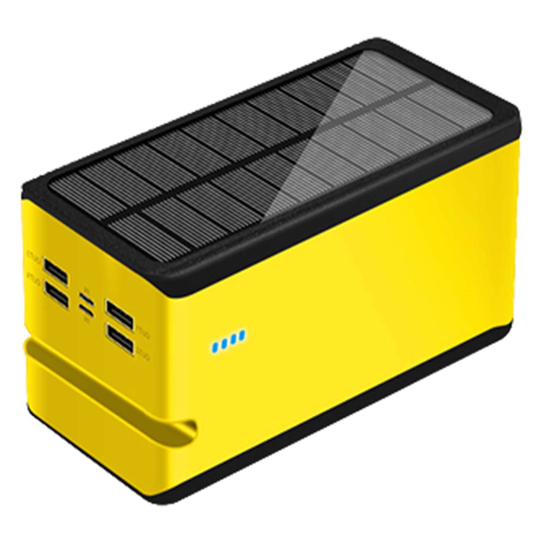 100000Mah Solar Power Bank Flashlight 6