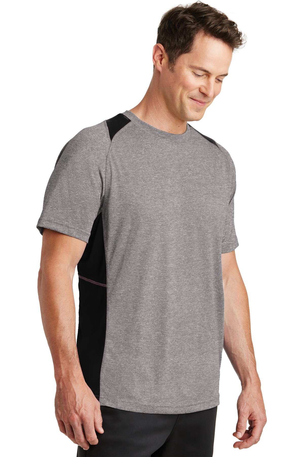 Heather Colorblock Contender Tee