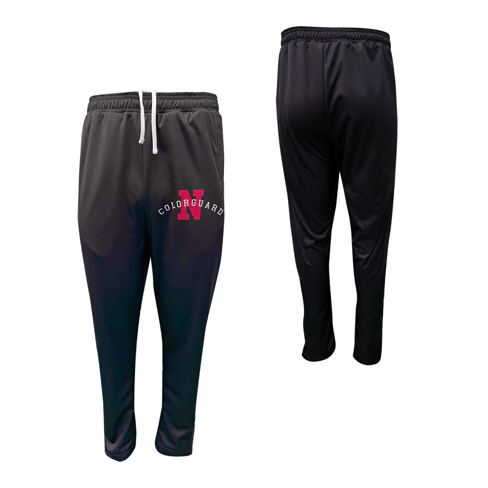 Men's Lightweight Smooth Polyester Pocket Pants with Fleece Backing 2