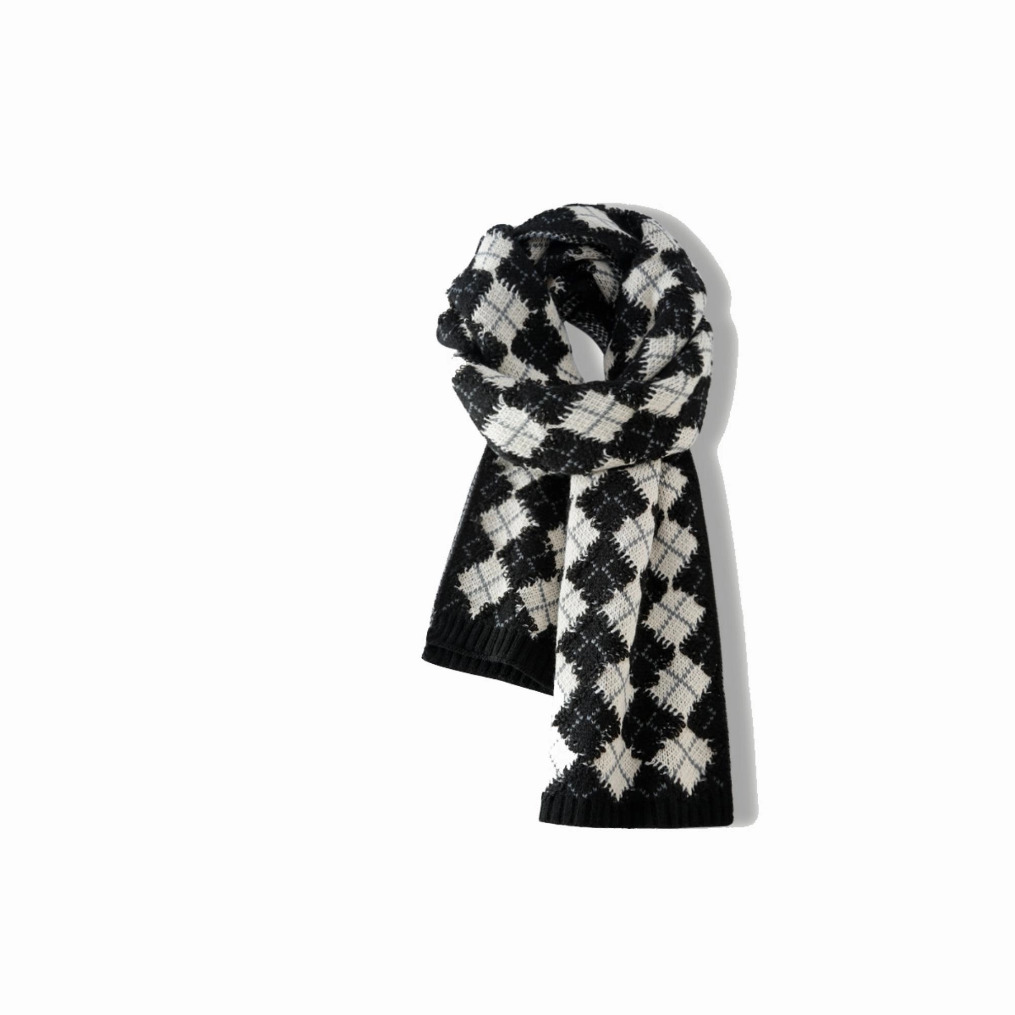 Acryli Knitted Scarf MOQ 100PCS 6