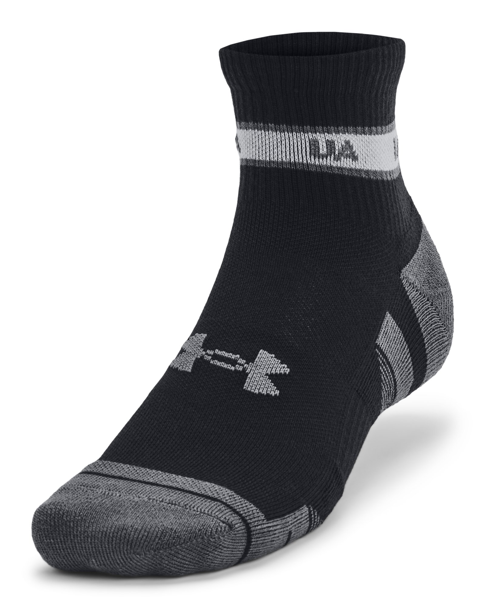 UA Performance Tech Unisex 3-Pack Quarter Socks 2