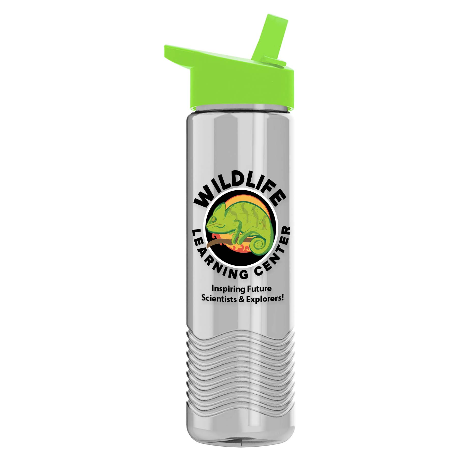 The Wave - 24 oz. Tritan Bottle with Flip straw and Digital imprint 6