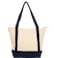 Isle 8oz Organic Cotton Zippered Tote 6