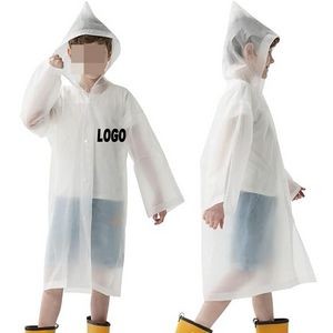 Adult Reusable EVA Raincoat With Snap Buttons 6