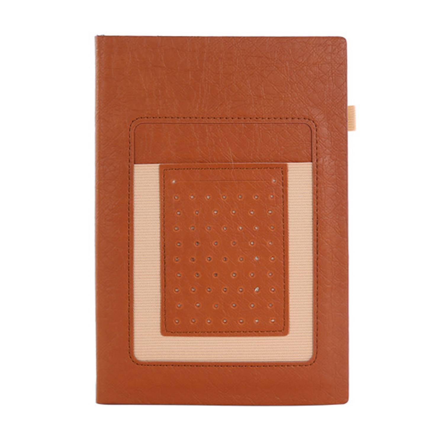 Portable A5 PU Leather Notebook w/ Pocket 13