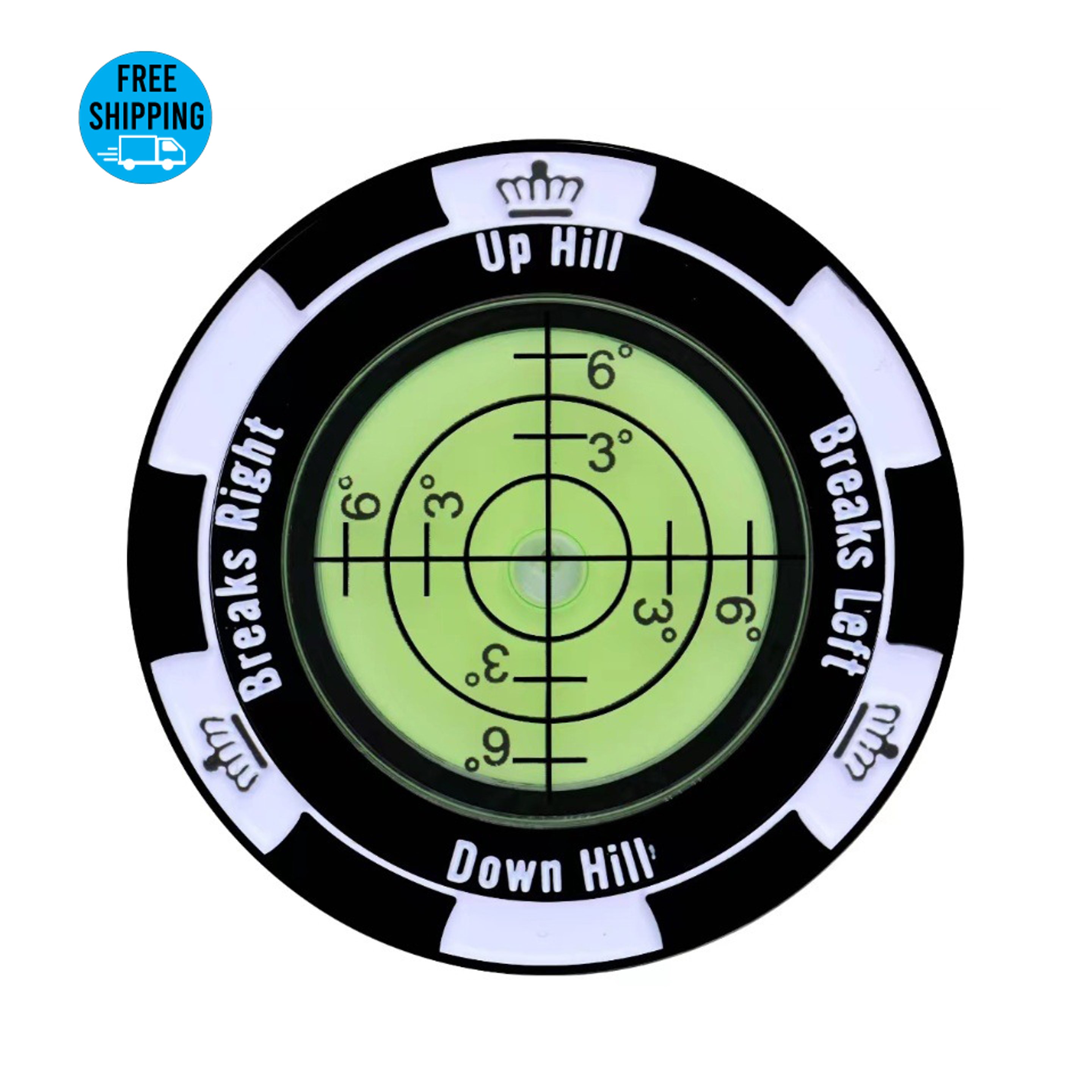 Magnetic Golf Ball Marker with High Precision Green Reading 1