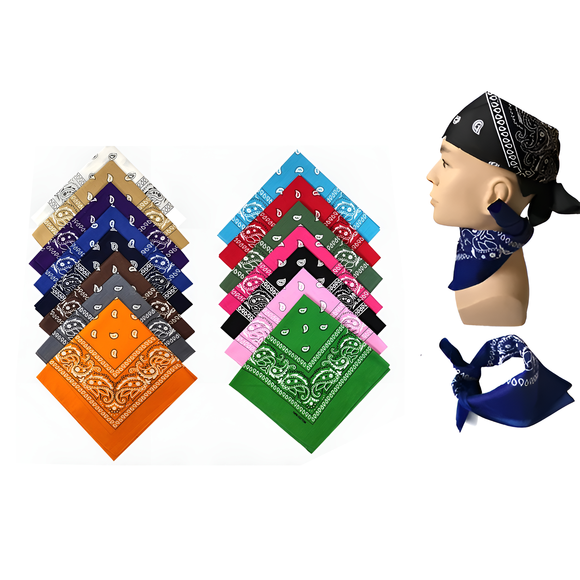 Square Head Scarf 3