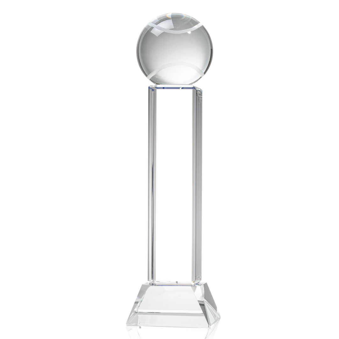 Tennis Ball VividPrint™ Award on Stowe - Clear 9
