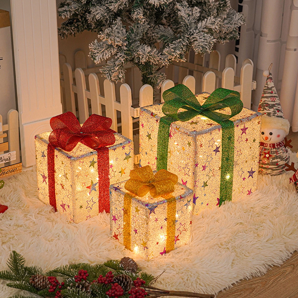 3 PCS Set Christmas Glow Gift Box 5