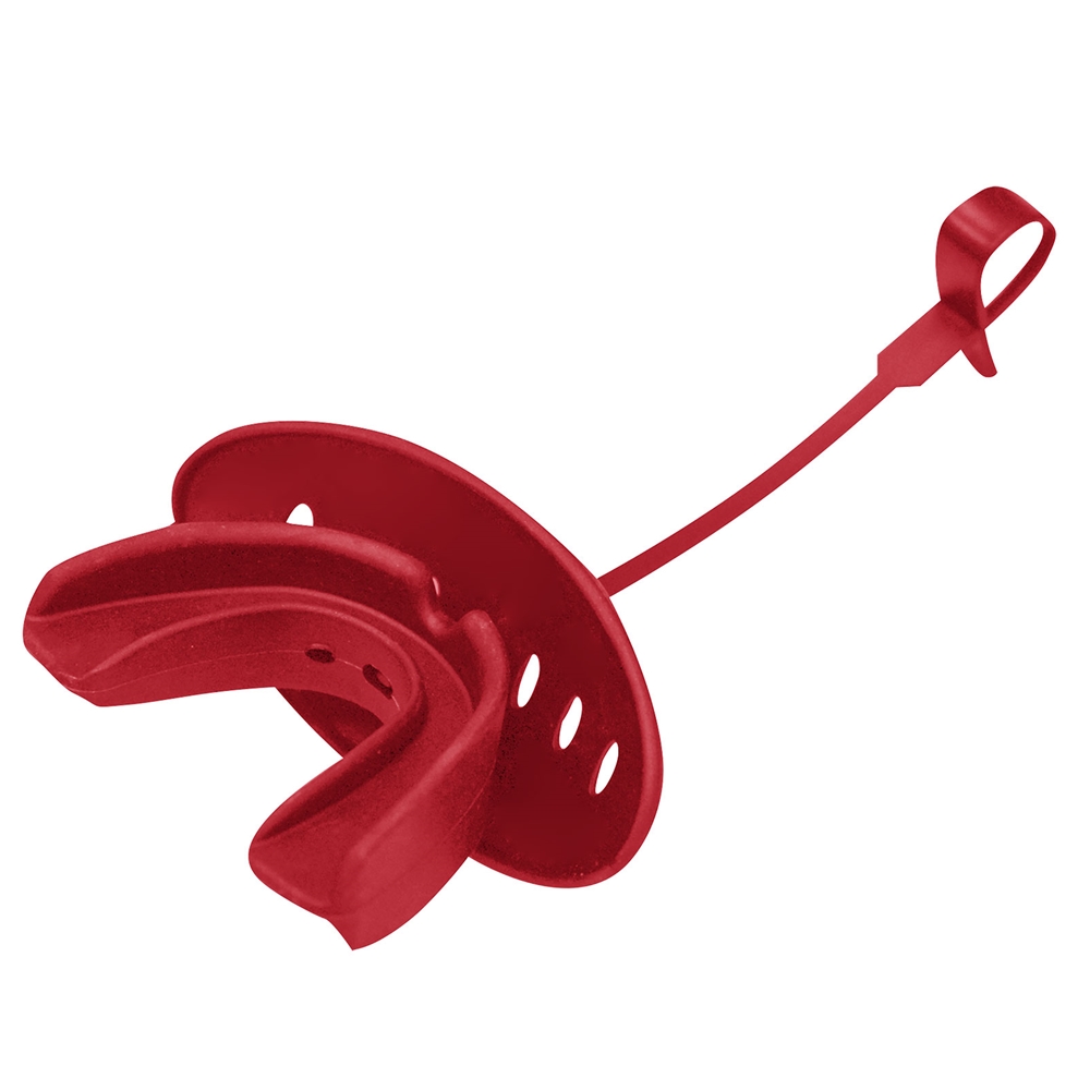 Boil-and-Bite Strapped Mouthguard w/Lip Protector 1