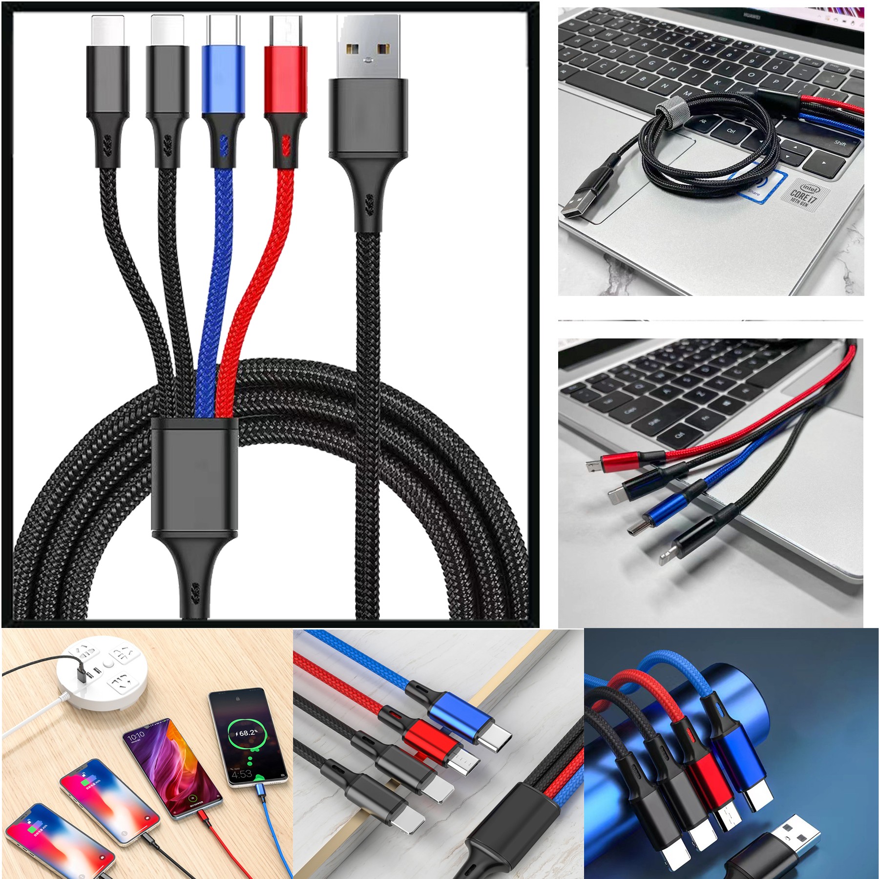 4-in-1 USB Charging Cable 1