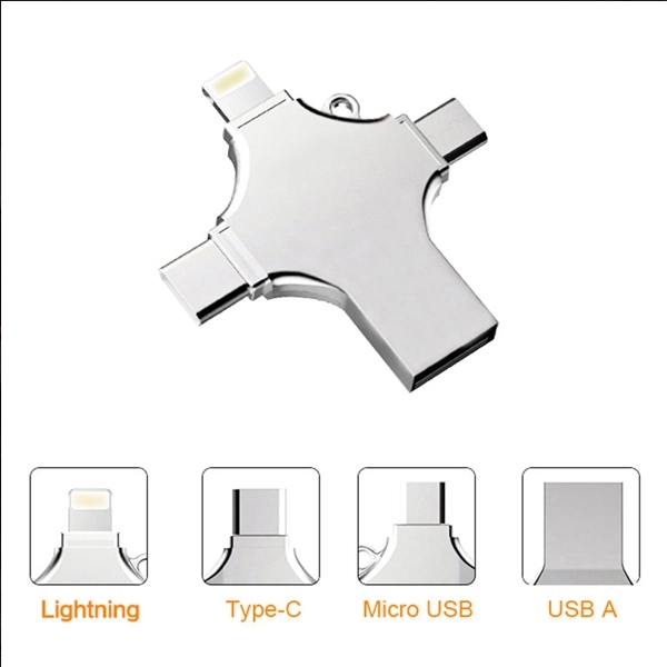 Portable 4 in 1 OTG Flash Drive 3