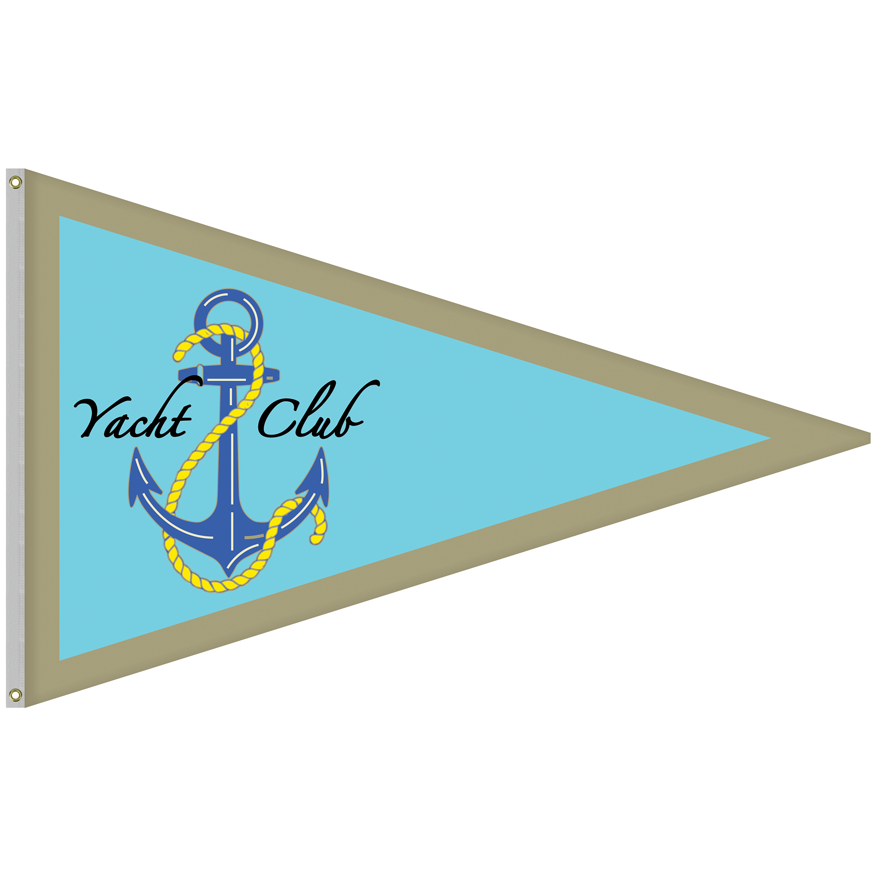5' x 8' Single Reverse Knit Polyester Pennant 6