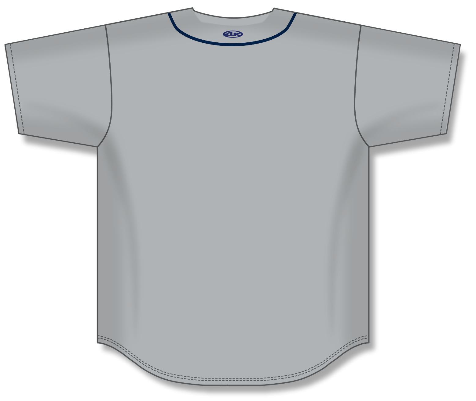 Full Button Baseball Jerseys BA5500-DET-G01 9