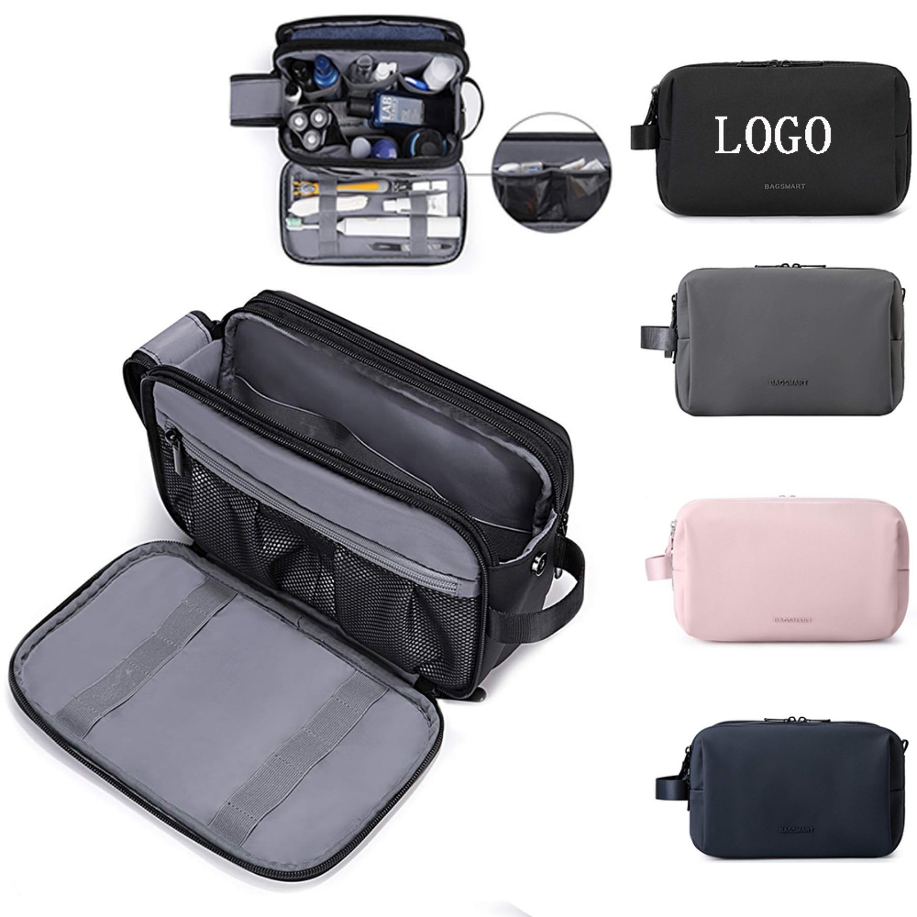Water-resistant Shaving Bag