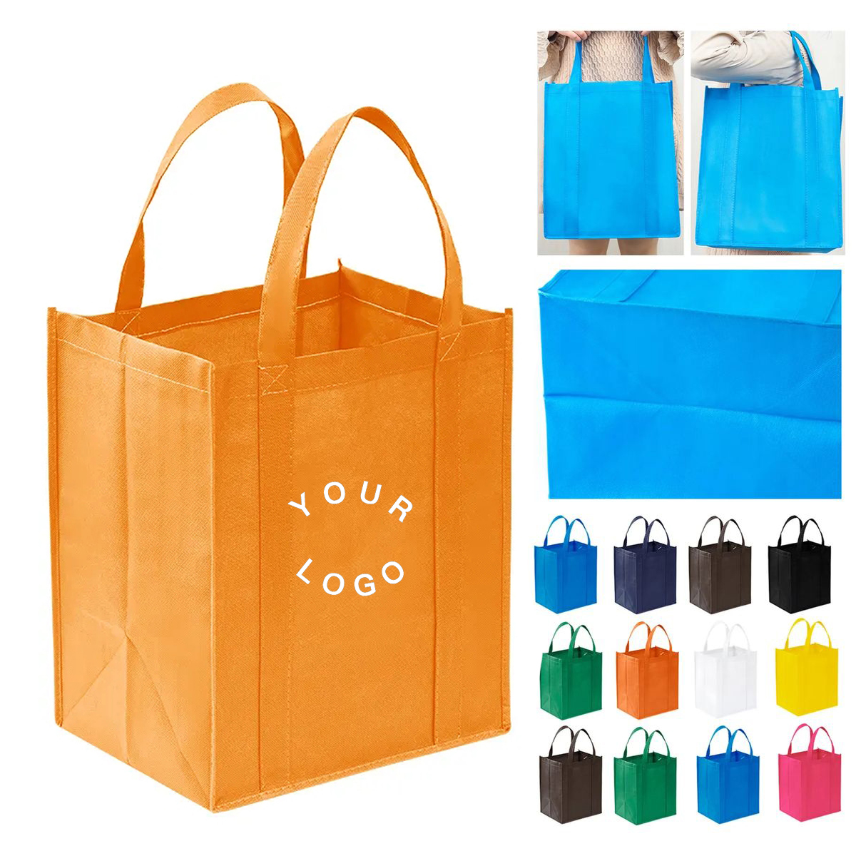 Large Non Woven Grocery Tote With Foldable Design 3