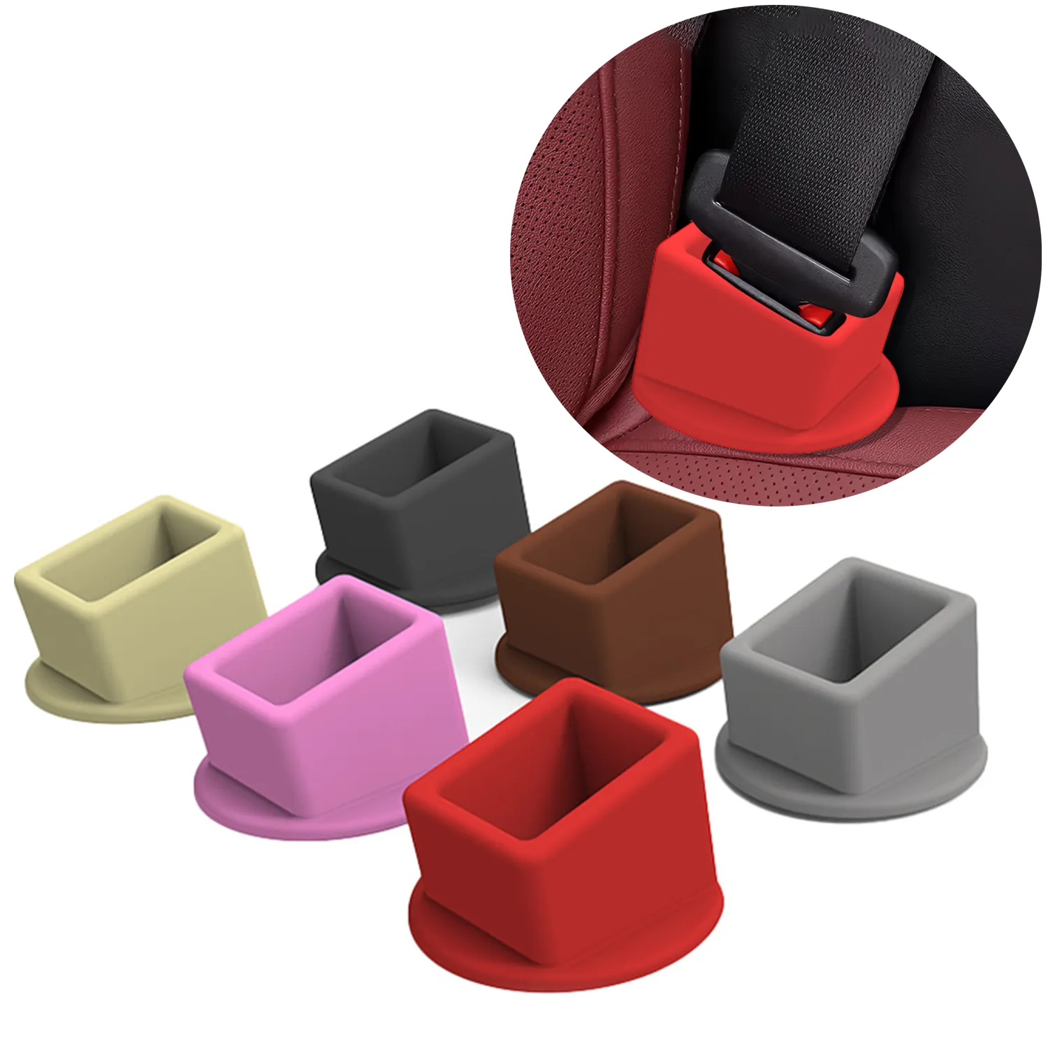 Seat Belt Buckle Silicone Fixer 2
