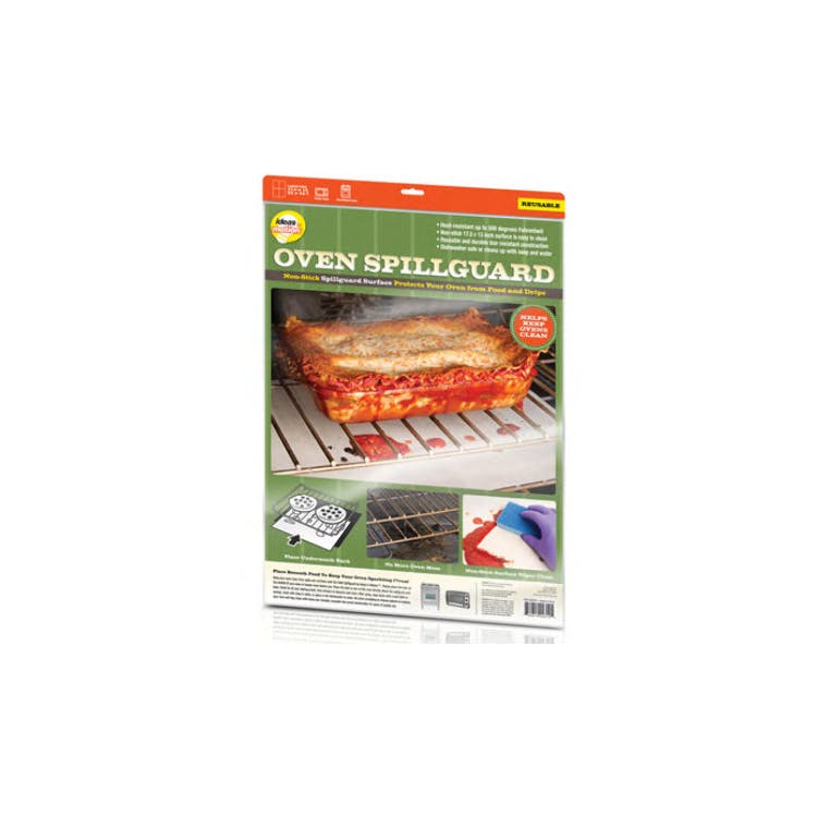 Oven Spill Guards - White 17.5" x 13" 2