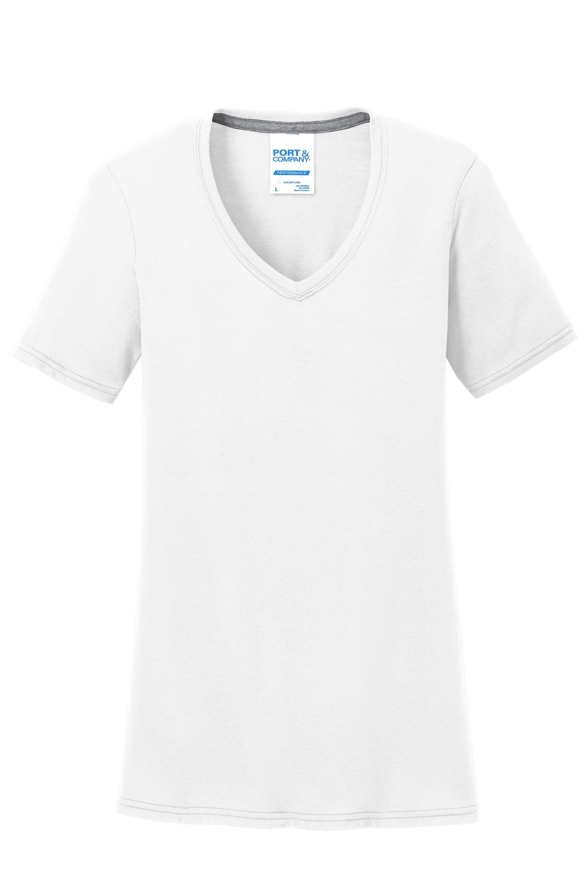 Port & Co Women's Performance Blend V-Neck Tee. LPC381V 64