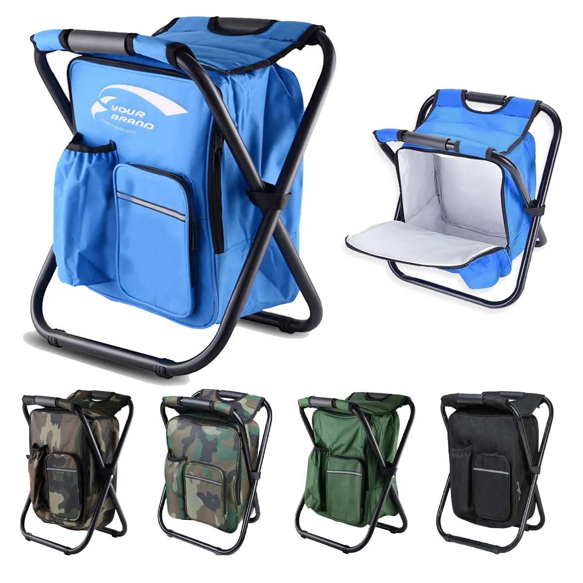 Multifunctional Portable Backpack Folding Camping Chair 3