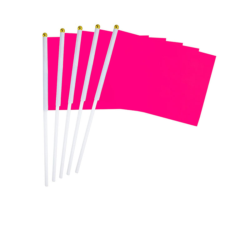 Custom Hand Held Stick Flags 10