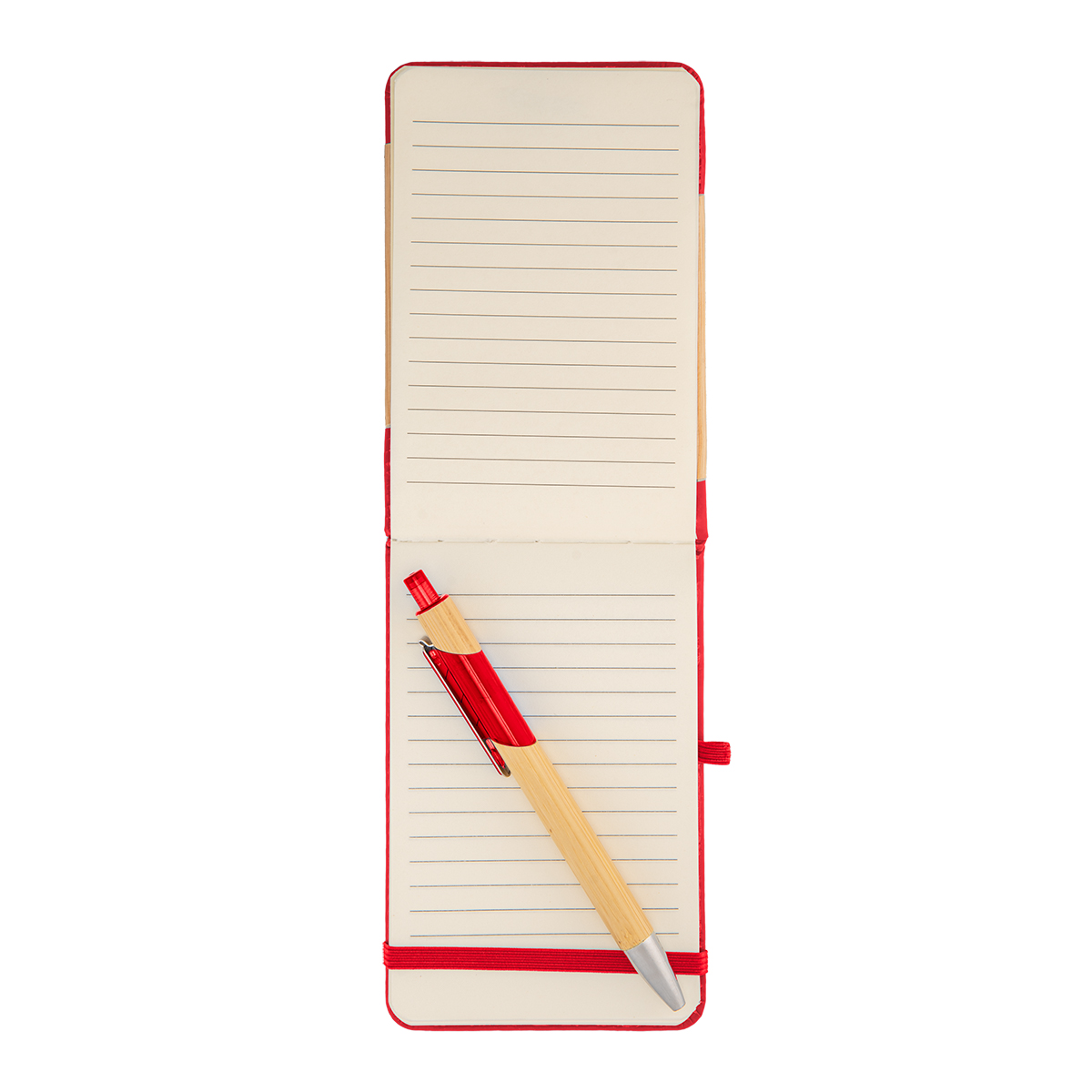 Bamboo Look Jotter & Pen 3